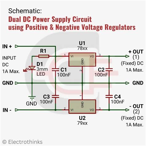 dv power distribution box postive pole vs negative|dc power negative vs short.